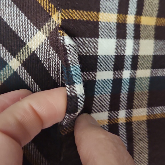 Sun + Stone Brown SHEARING Plaid Shirt - Picture 9 of 15